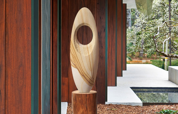 Sandstone Garden Sculpture For, Modern Garden Sculptures Australia
